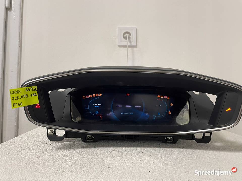 LICZNIK ZEGARY WYŚWIETLACZ VIRTUAL PEUGEOT 208 mazowieckie Warszawa