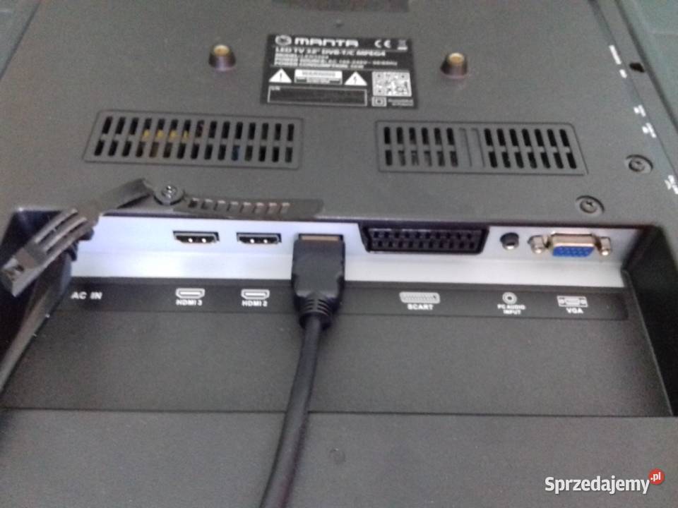 Telewizor Manta LED3204 32cale HD 1366x768 HDMI HDMI Bydgoszcz
