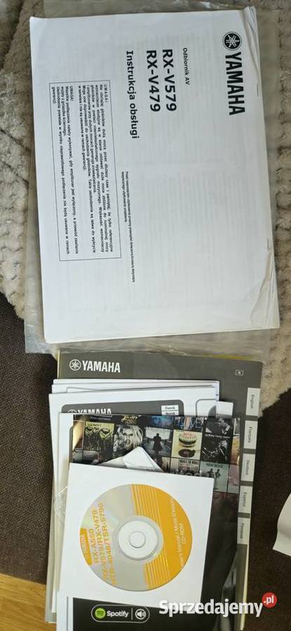 Amplituner Yamaha RXV479 z kolumnami Łódź