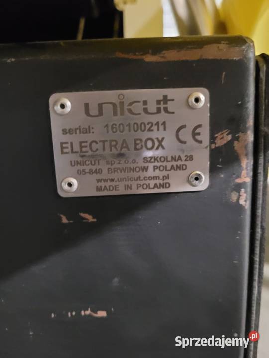 Cutter Unicut ONE5 2150 polskiej firmy Allcomp Piaski