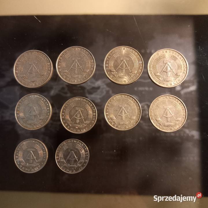 DDR monety obiegowe 1967 1975 Zemborzyce Podleśne sprzedam