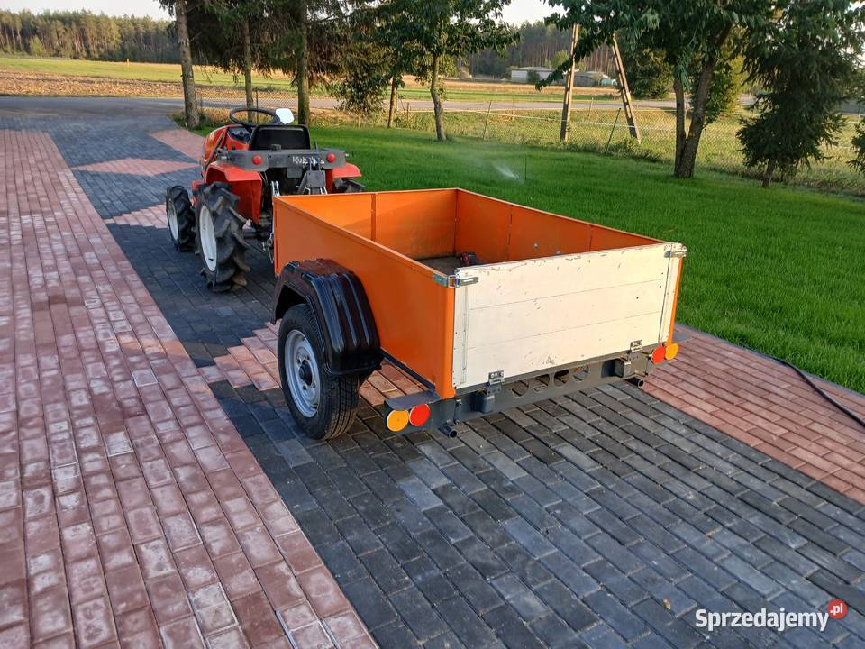 Przyczepka minitraktor kubota Grajewo