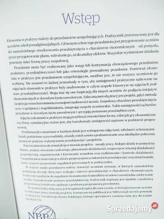 Ekonomia w praktyce Operon unikatowe książki Warszawa