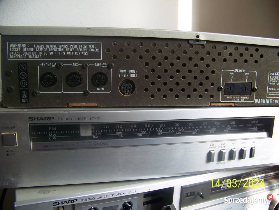Wzmacniacz SHARP SM 31 mazowieckie Warszawa