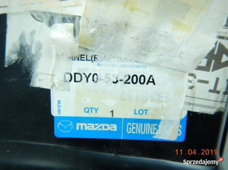 ĆWIARTKA PODŁUZNICA PRAWY PRZÓD MAZDA 2 03 lubelskie