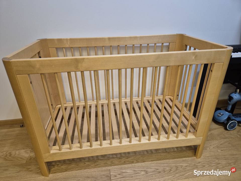 Łóżeczko dziecięce drewniane Troll Sun 120x60 mazowieckie Warszawa