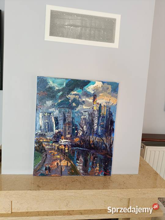 Ludovic Labb 1978 nowy olej na płótnie 61x50 Poznań
