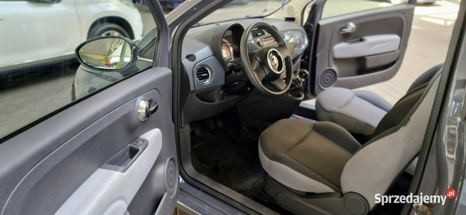 Fiat 500 OPIS W podanej roczna gwarancja I 2007 szary 500 śląskie Mysłowice