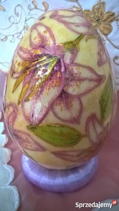 jajko pisanka styropian Wielkanoc 12 rękodzieło Sierpc