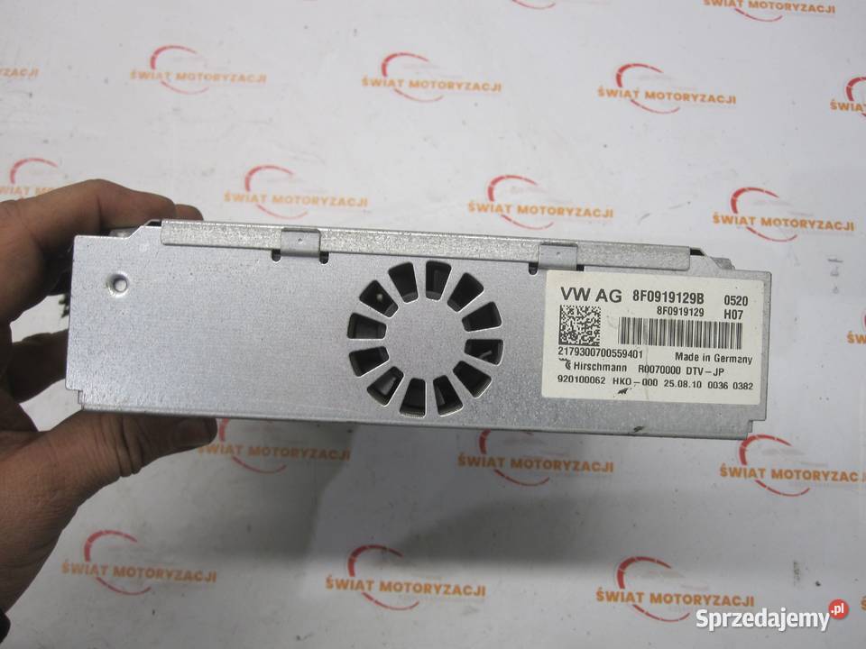 AUDI Q7 4L I LIFT 10r Amplituner tv 8F0919129B Sprzęt audio fabryczny Kielce