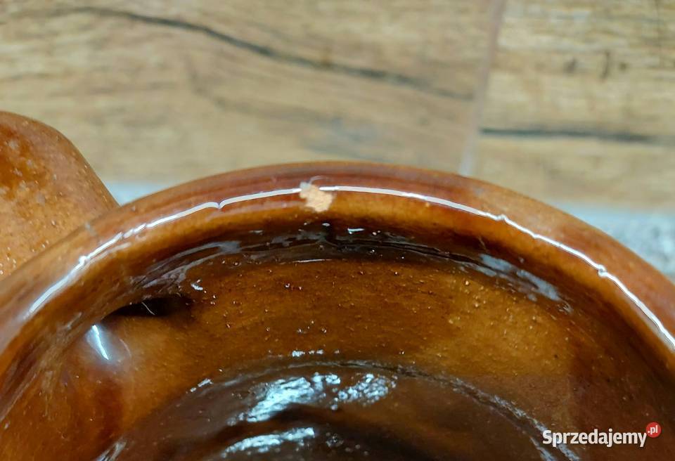 Kufel do piwa z kamionki Wisła PRL Wrocław