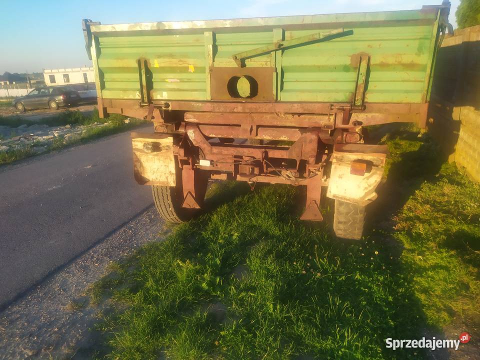 Przyczepa rolnicza wywrotka 3 strony Pniówek