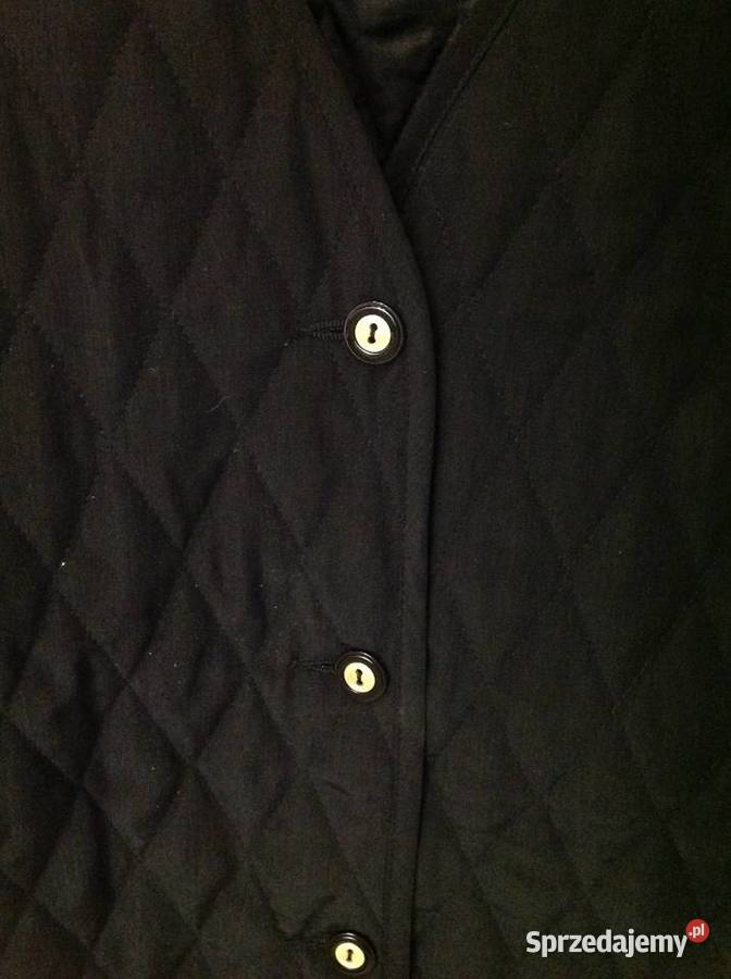 Bezrękawnik Kamizelka Damska Czarna Pikowana Nowa Sól