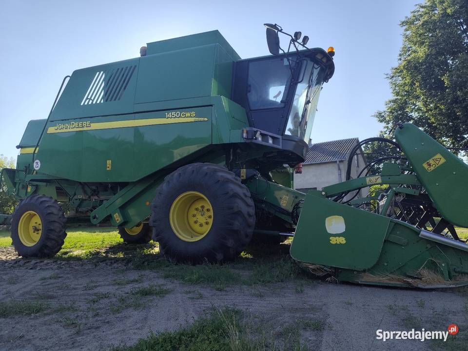 Kombajn zbożowy John Deere 1450 CWS ulepszone