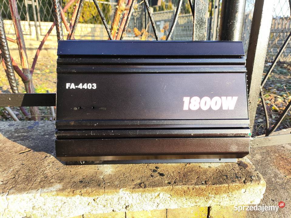 Wzmacniacz samochodowy 4 kanałowy FIRST AUSTRIA Niegowonice