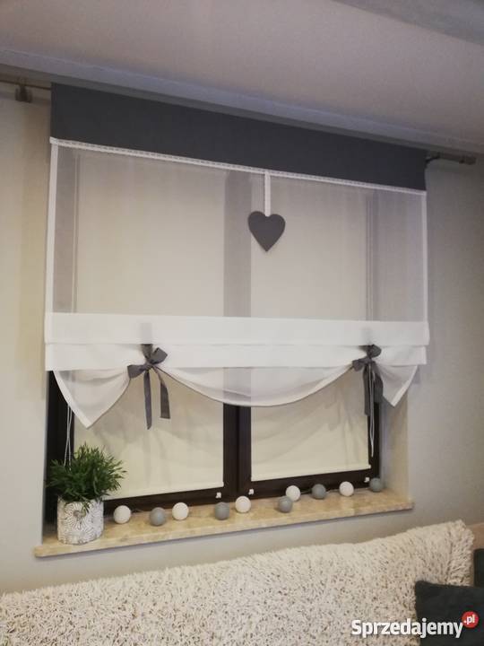 Firany roletki panele biały małopolskie