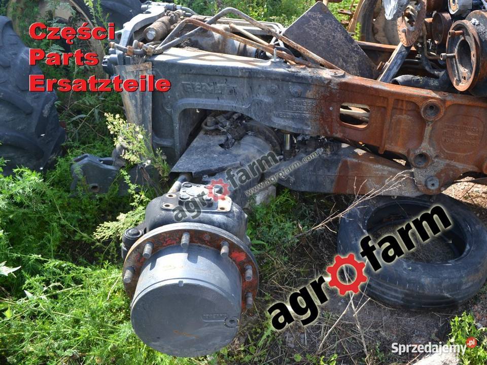 Fendt 718 części skrzynia biegów most przedni