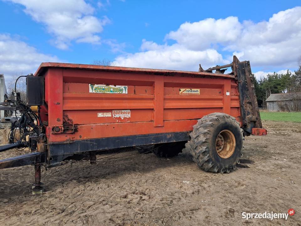 Rozrzutnik obornika Legrand Cyclone 10t własna Radzyń Podlaski