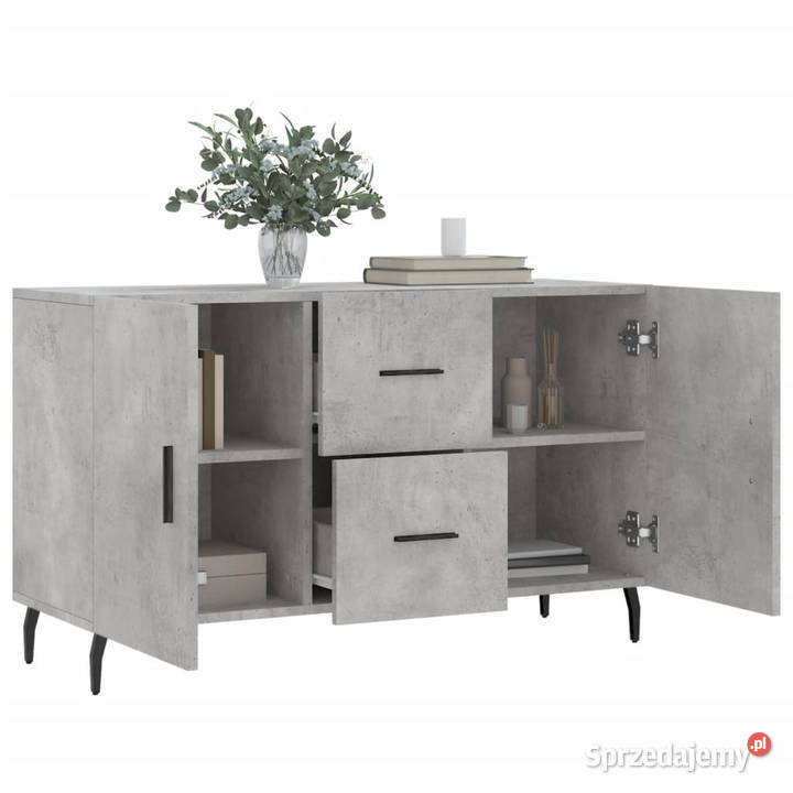 Komoda szarość betonu 100x36x60 materiał Warszawa