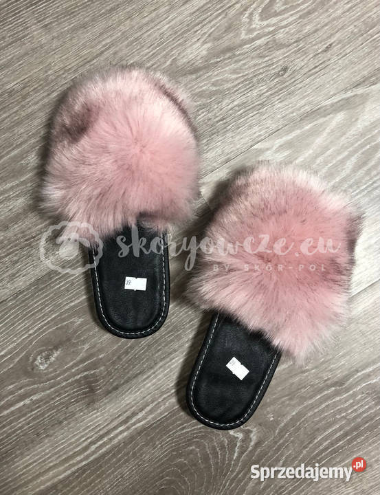 Klapki Futrzane Pantofle ze sztucznym futerkiem inna Szaflary sprzedam