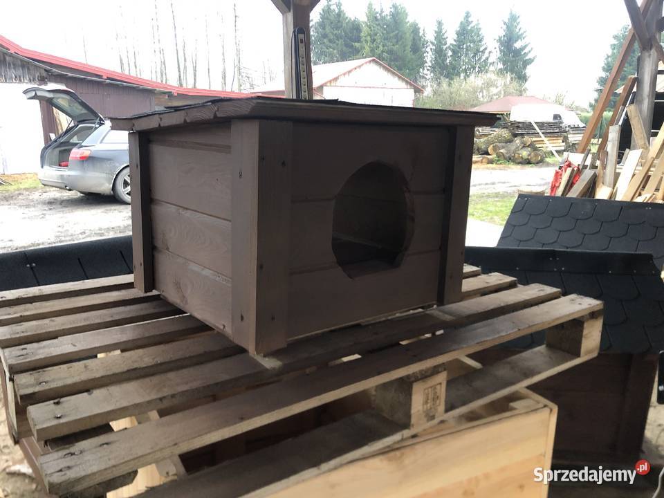 Domki dzieci wc Buda psa kota drewno Sawin sprzedam