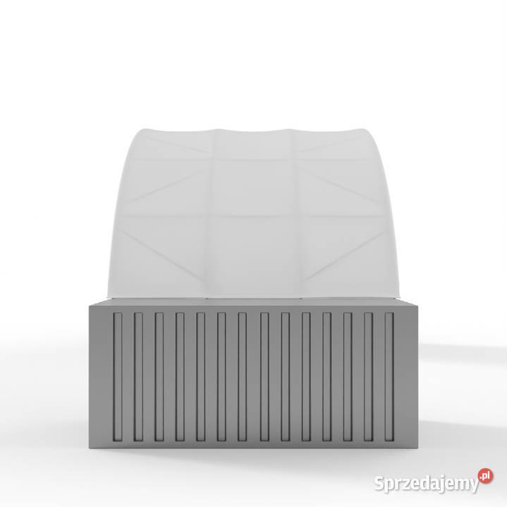 Zadaszenie kontenerowe 10x6m PVC 900gm2 Wrocław