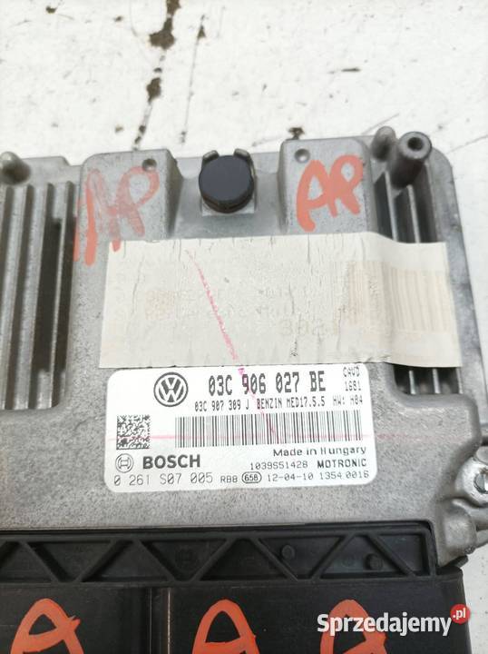 STEROWNIK SILNIKA 03C906027BE 0261S07005 14 B