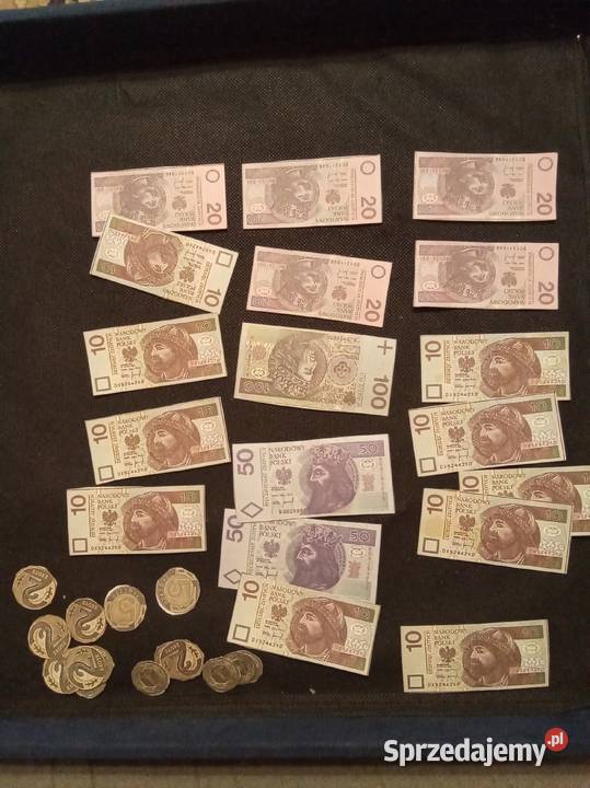 Banknoty i monety papierowe do nauki liczenia do Warszawa