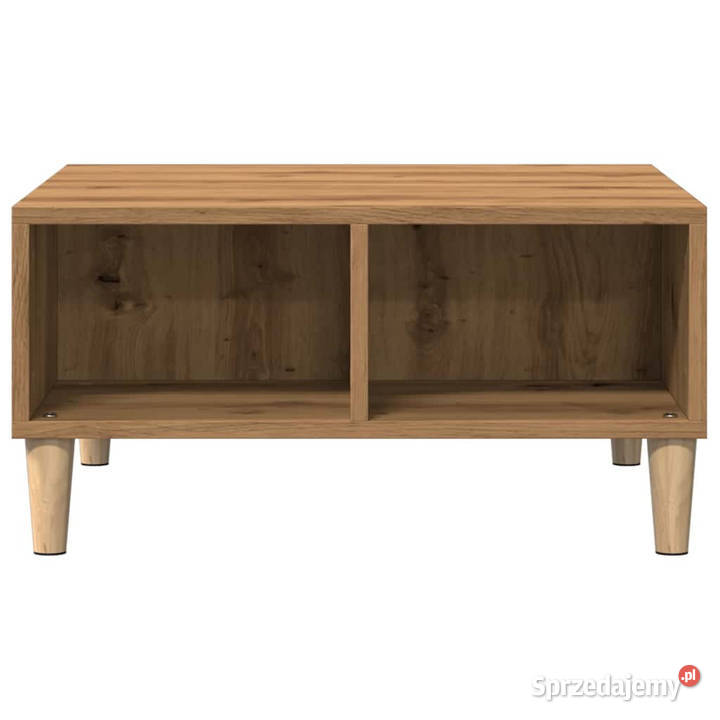 Stolik kawowy dąb artisan 60x60x30 WM856441 mazowieckie Warszawa sprzedam