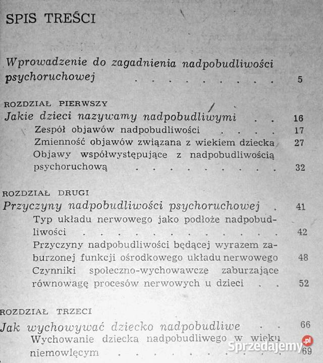 Wychowanie dziecka nadpobudliwego Hanna Chełm sprzedam