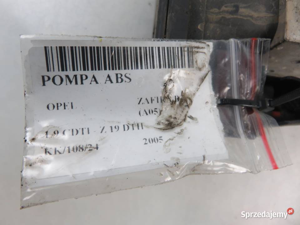 POMPA ABS OPEL ZAFIRA B 13234911AS 10020602484 małopolskie