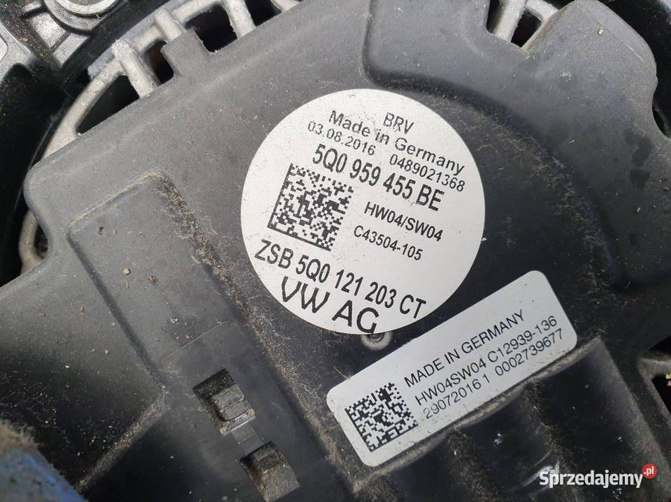 PAS PRZEDNI CHŁODNICE VOLKSWAGEN GOLF VII osobowe Pozostałe Lipno