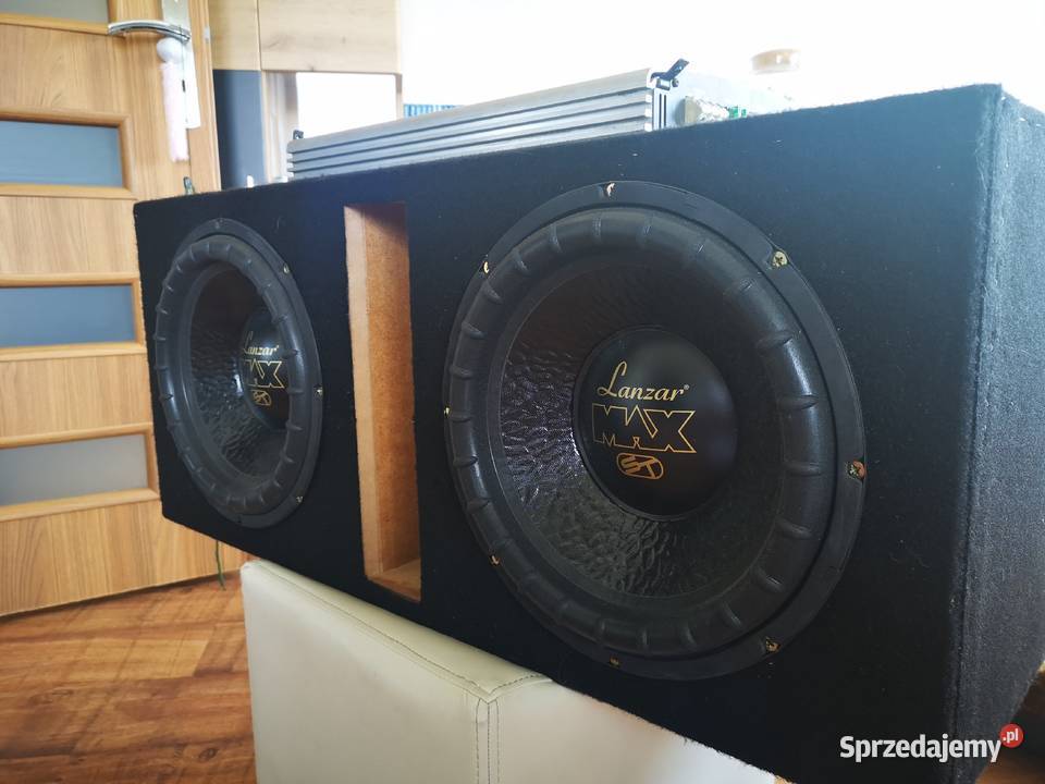 Subwoofer 2x lanzar 12D wzmacniacz peiying
