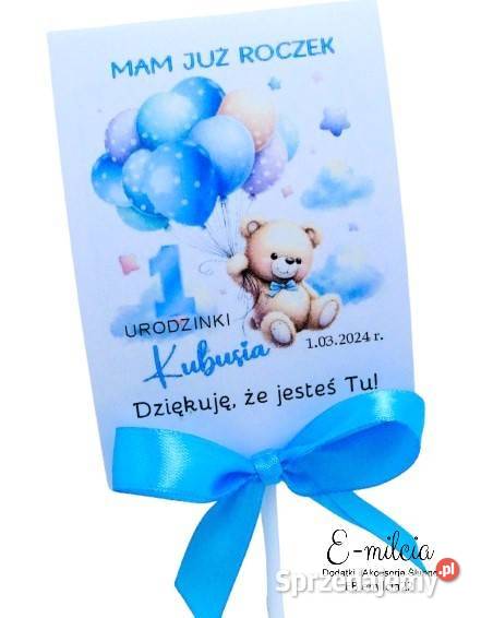 Lizaki jako podziękowanie gości z okazji urodzin