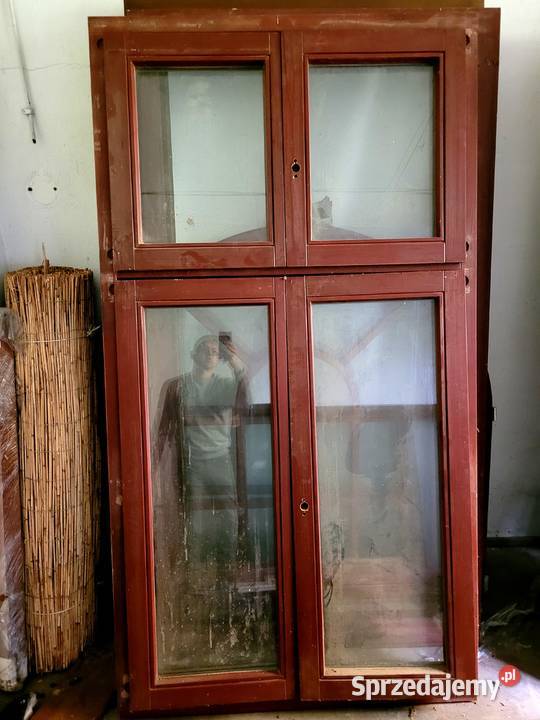 okno okna drewniane 110x210 czteroskrzydłowe 2 Turawa