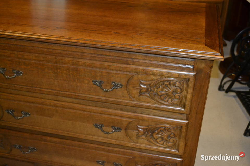 komoda ozdobna z szufladami dąb Będzin sprzedam