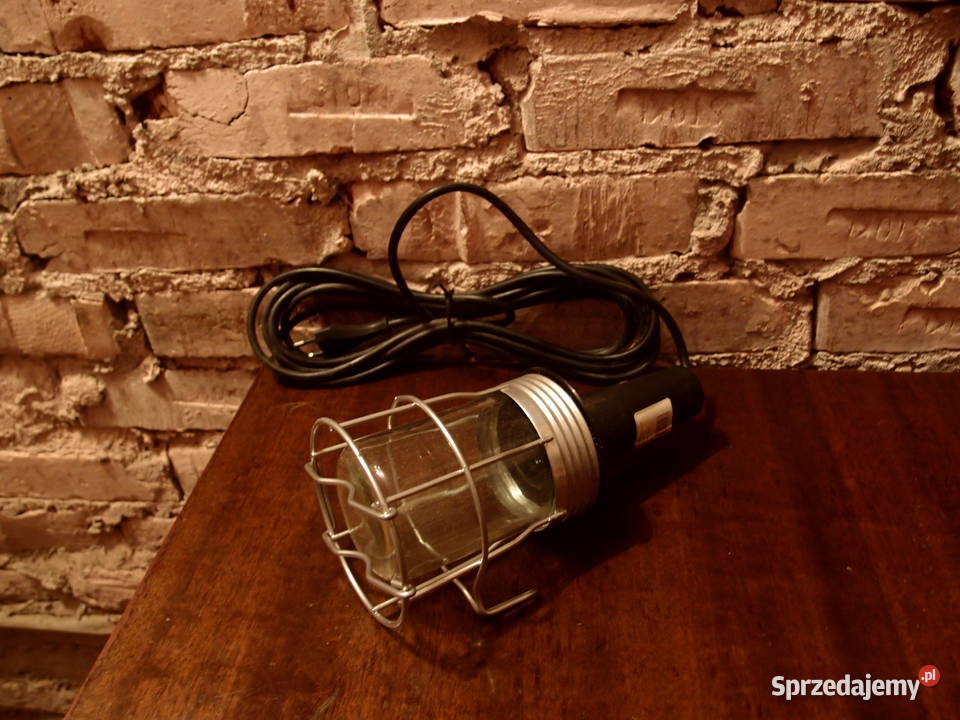 Lampa przenośna warsztatowa kanałowa 230V E27 Łódź sprzedam