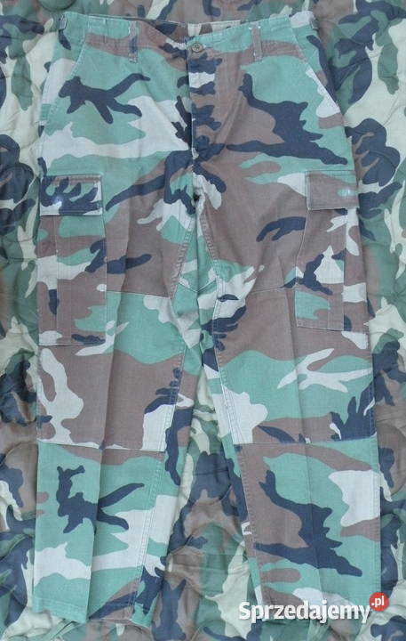 Spodnie bdu woodland medium x short