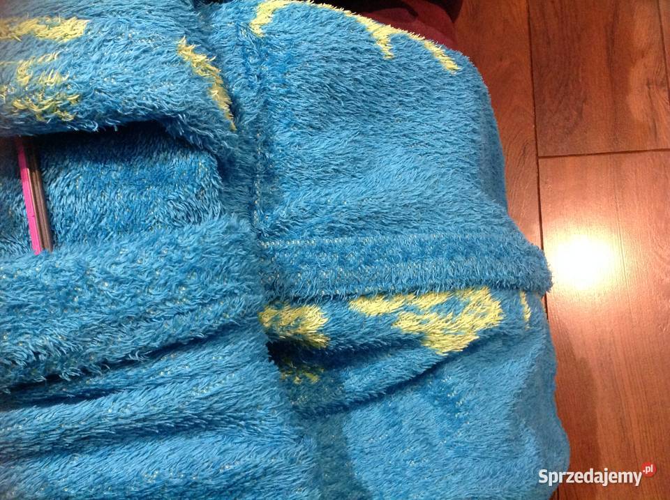 Szlafrok damski M niebieski turkus Inna marka Piżamy i szlafroki Nowa Sól