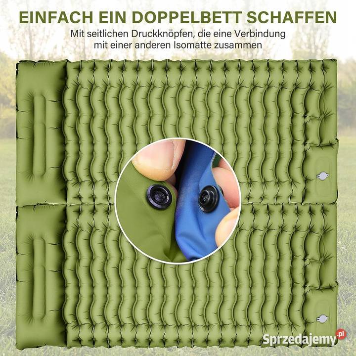 Myxslop kempingowa samopompująca mata do spania mazowieckie Myszyniec