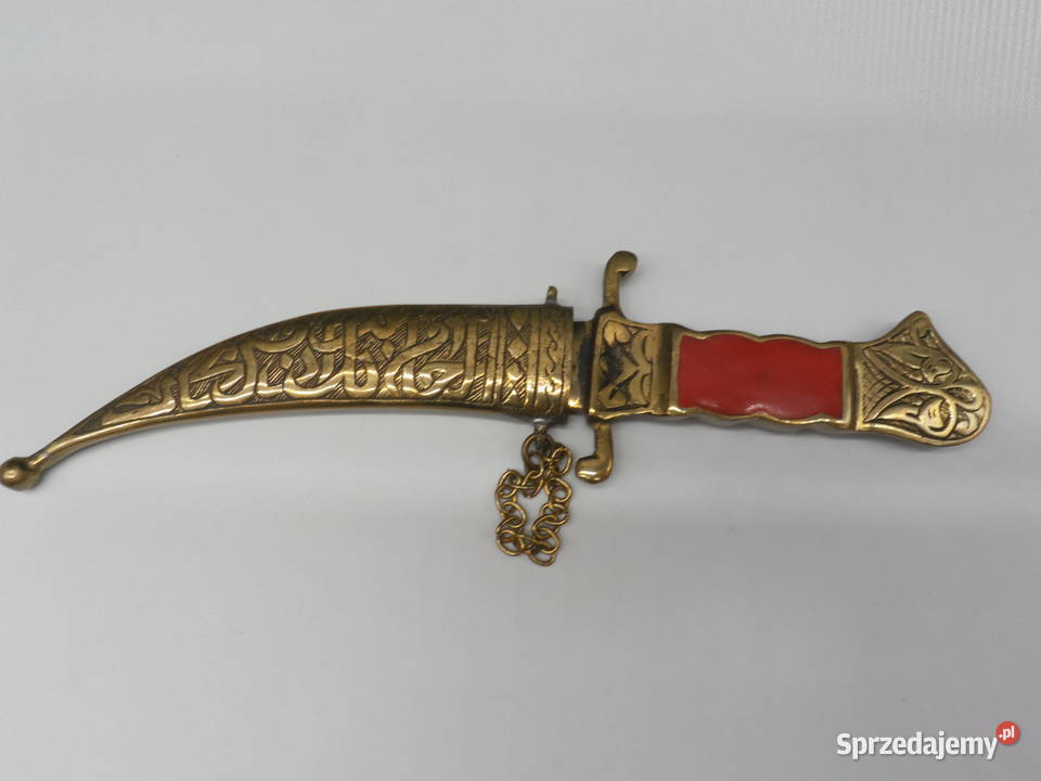 Ozdobny Sztylet nożyk do listów Mosiądz Raszków sprzedam