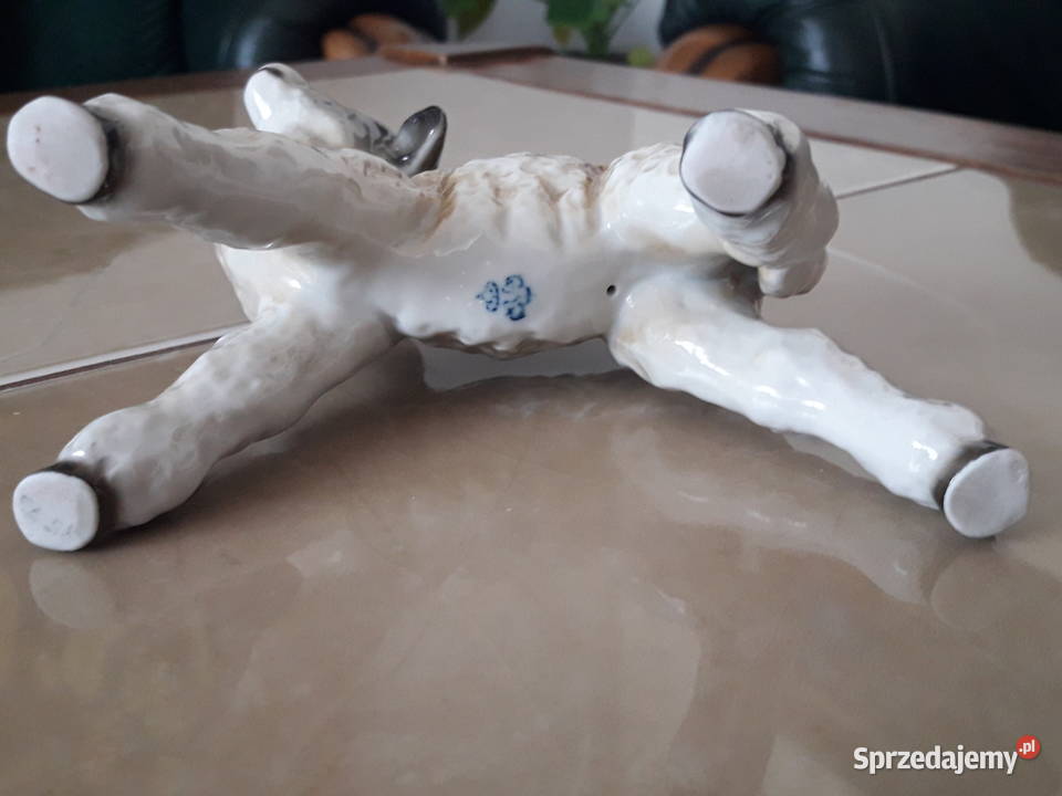 Porcelanowa owieczka Heinz Schaubach Janów Lubelski