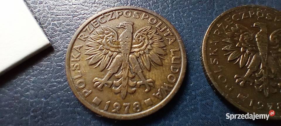 Stare monety 2 złote 1978 ze znakiem i bez znaku Numizmatyka Lesko