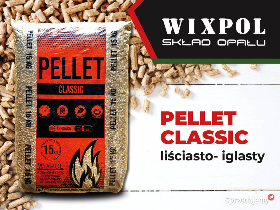 Eco Pellet Pelet WIXPOL 6mm BIGBAG Wólka Kłucka