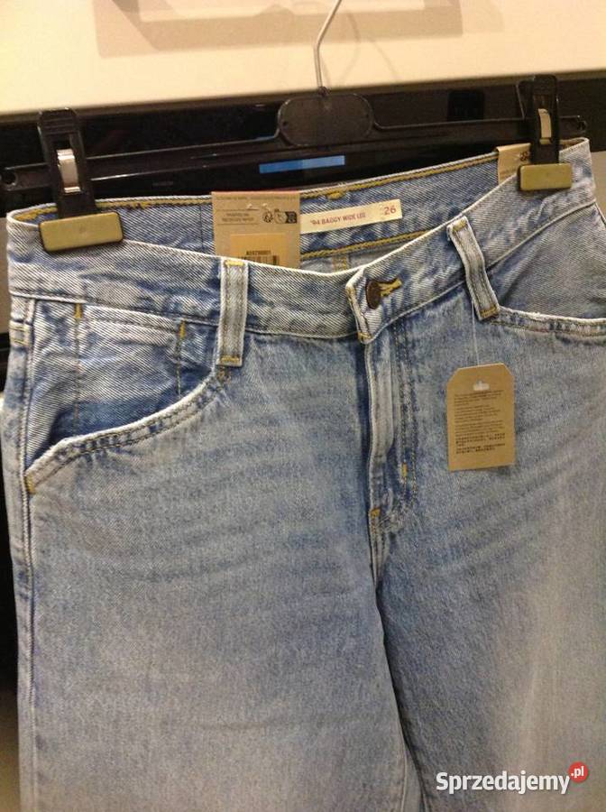 Spodnie Jeans Damskie LEVIS 26 Szerokie Nogawki