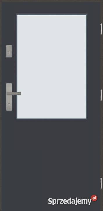 Drzwi wejściowe GADOT ANTRACYT 90L RÓŻNE WZORY mazowieckie
