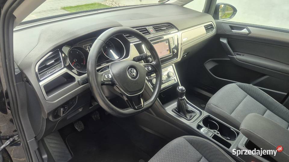 Volkswagen Touran 16 TDi 110 7 Foteli Radar Alu gniazdo USB Elbląg