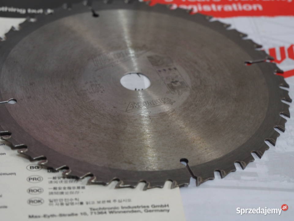 MILWAUKEE tarcza pila pilarka 165x16mm 40hw skil mazowieckie Baszkówka