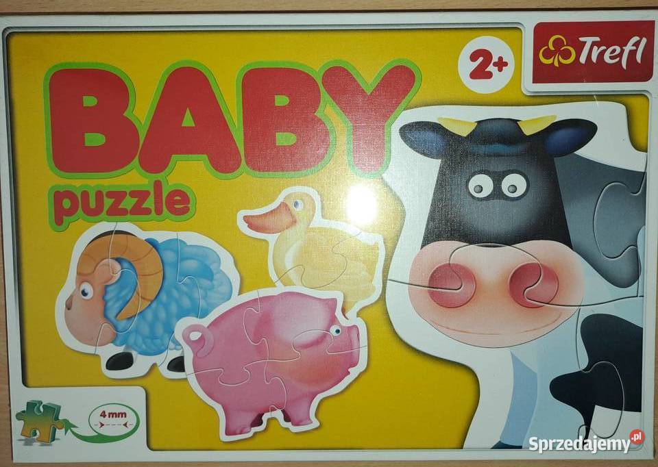 TREFL PUZZLE Baby kontury zwierzęta domowe