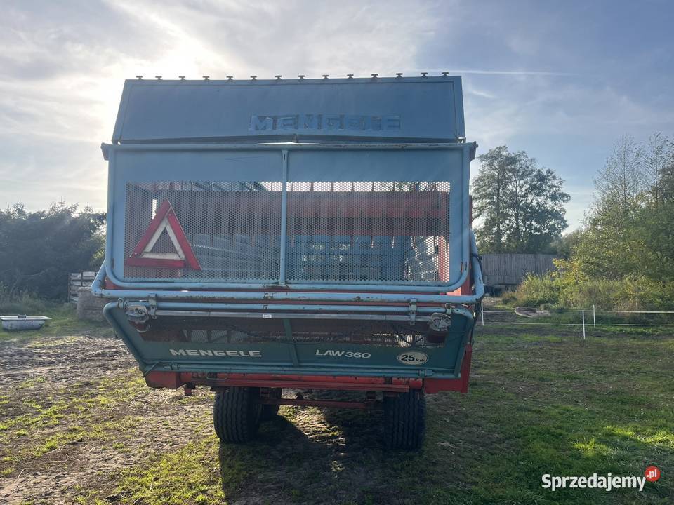 Przyczepa samozbierająca Mengele LAW 360 Super Krągola